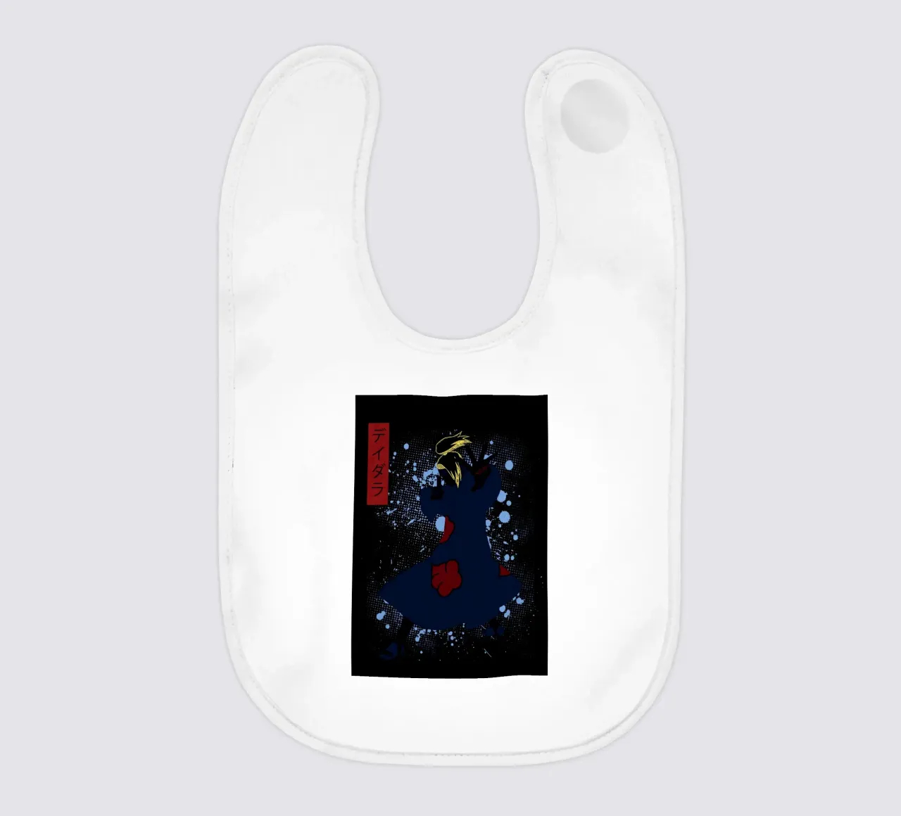 Deidara baby bib by Neonartstudio
