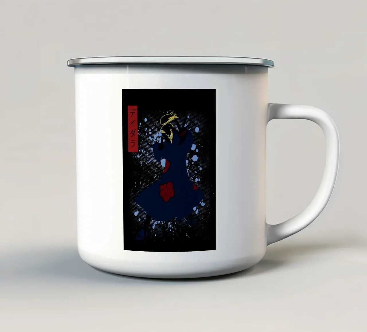 Deidara tazza in smalto da Neonartstudio