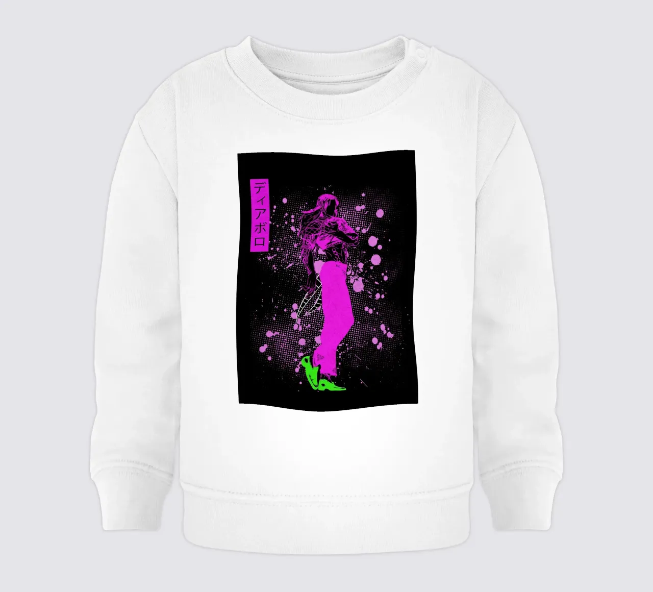 Diavolo jojo felpa neonato da Neonartstudio