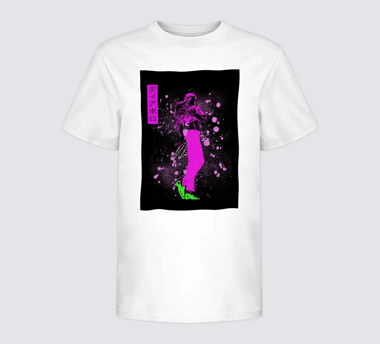 Diavolo jojo kids t-shirt by Neonartstudio