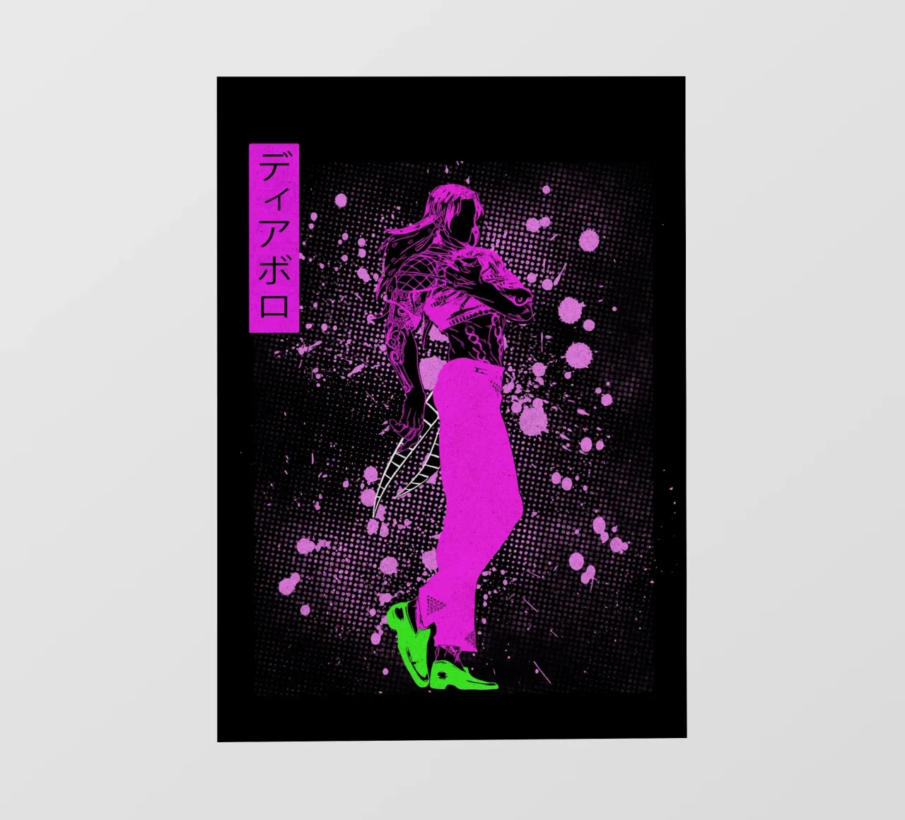 Diavolo jojo backlit film by Neonartstudio
