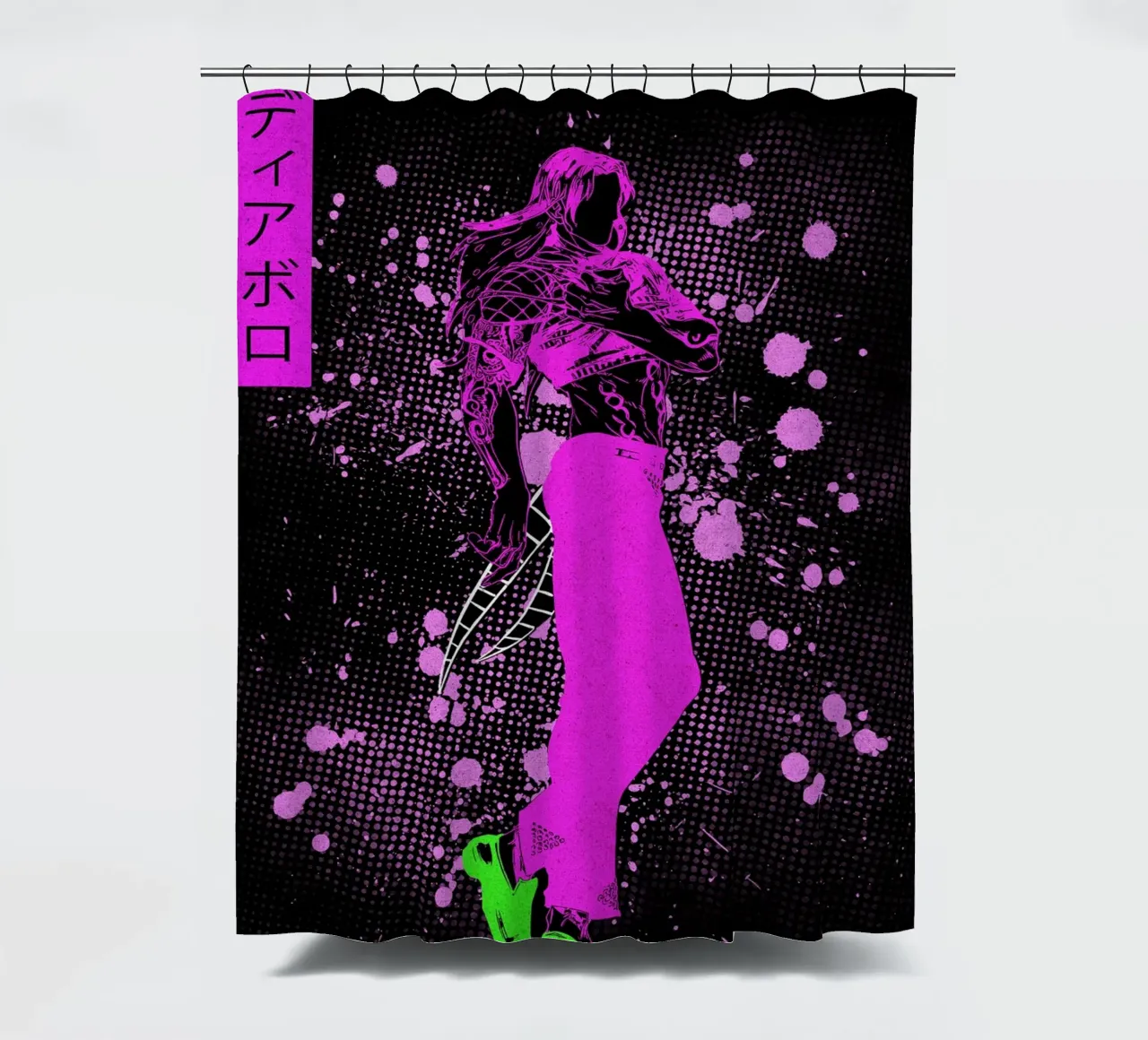 Diavolo jojo douchegordijn van Neonartstudio