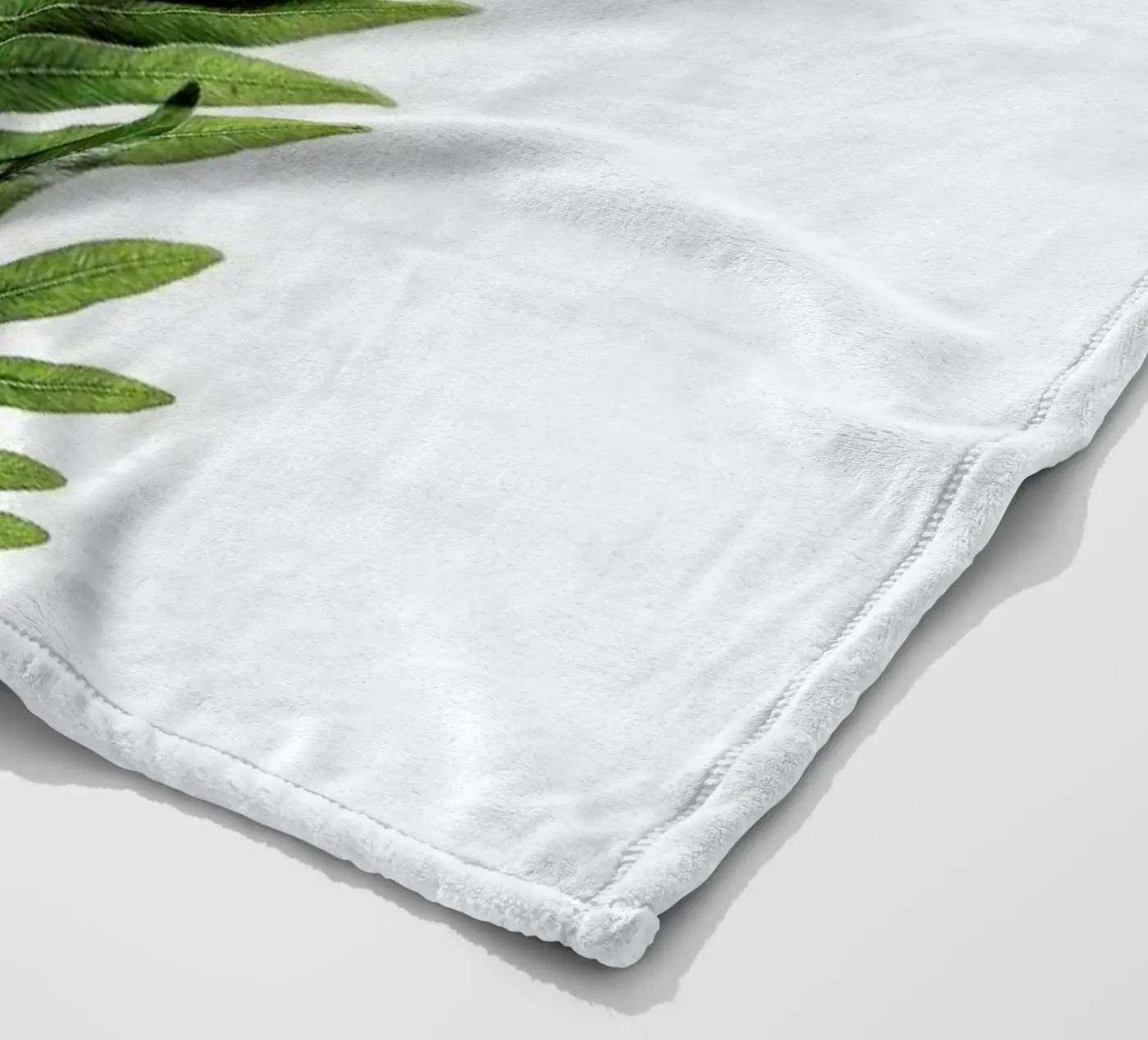 Baobab Leaf fleece blanket by Shot By Clint