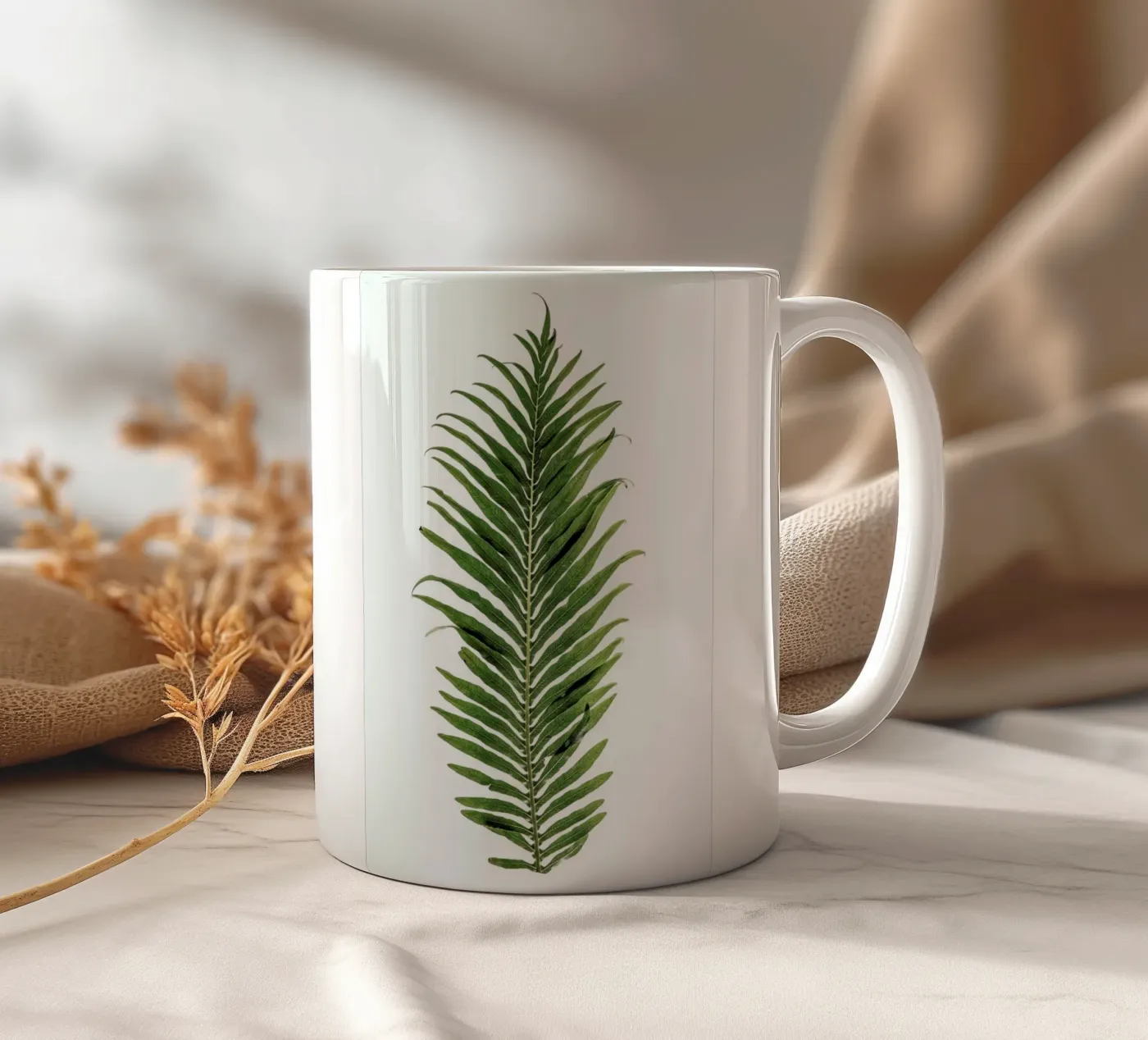 Baobab Leaf ceramic mug by Shot By Clint