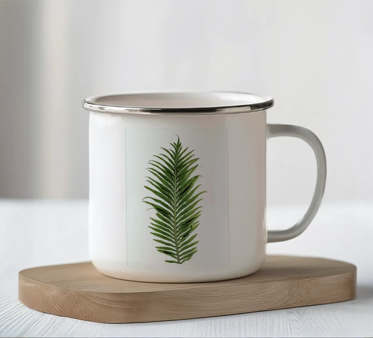 Baobab Leaf tazza in smalto da Shot By Clint