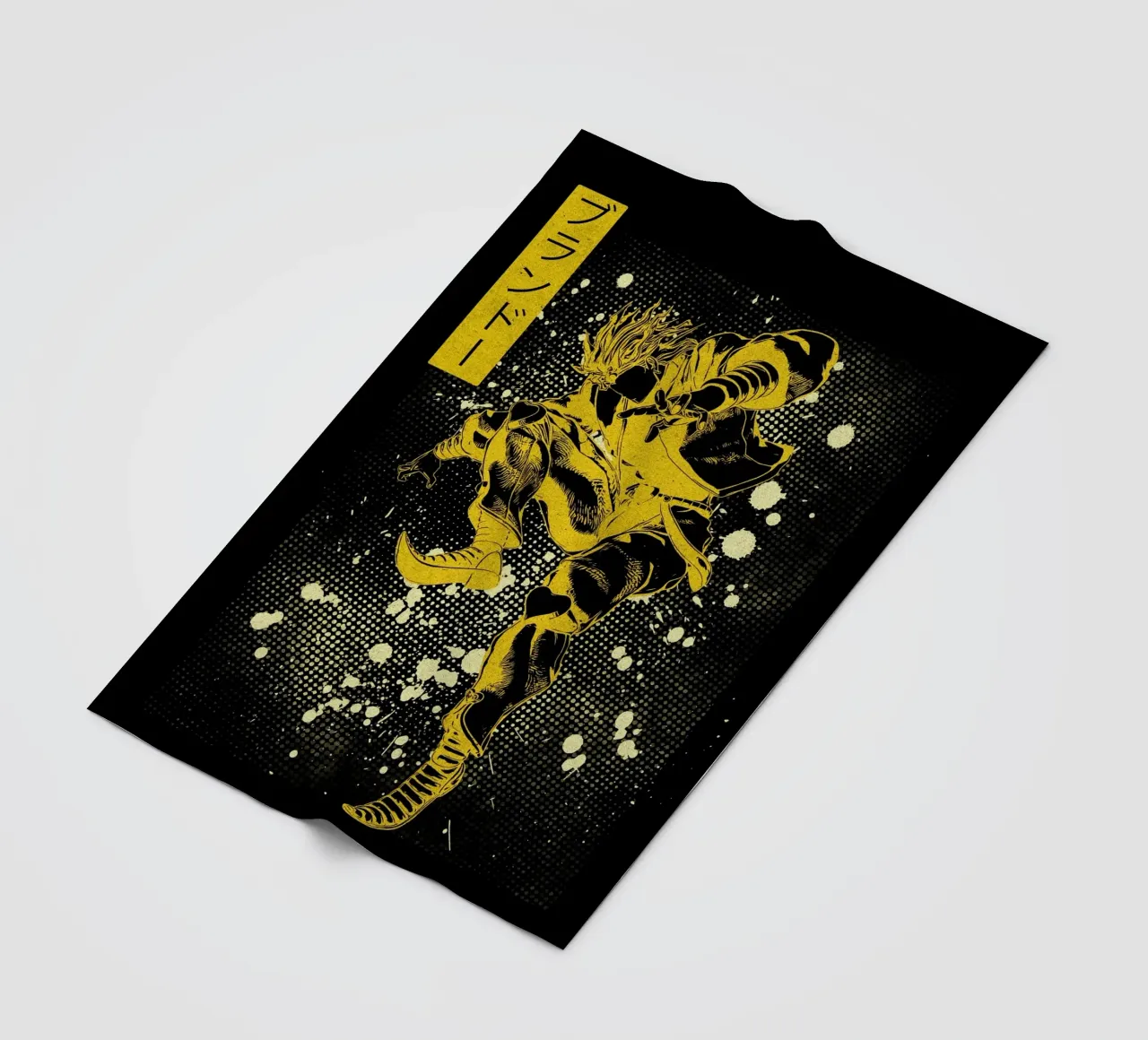Dio Brando jojo coperta in pile da Neonartstudio