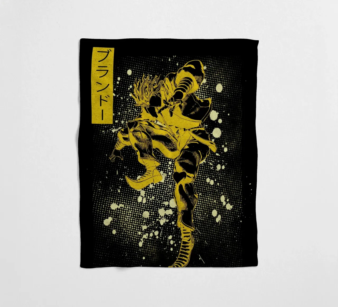 Dio Brando jojo coperta in pile da Neonartstudio