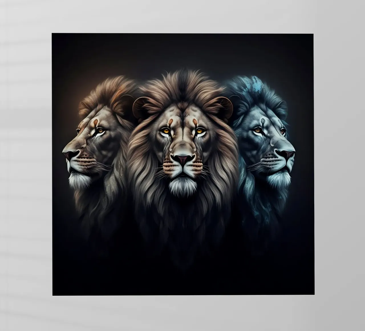 il leone reale pellicola backlit da Art Digital Visuel