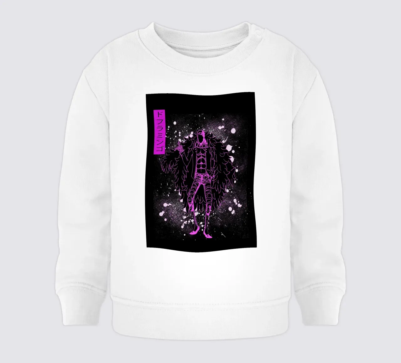 Donquixote Doflamingo one piece sudadera de bebé de Neonartstudio