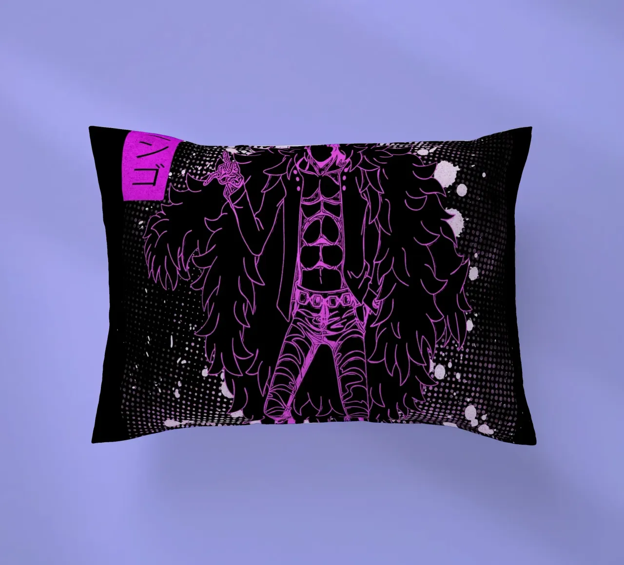 Donquixote Doflamingo one piece cuscino da Neonartstudio