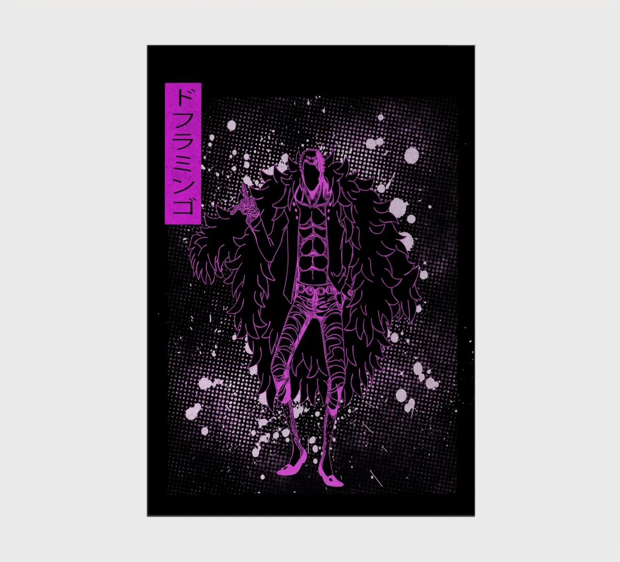 Donquixote Doflamingo one piece notebook by Neonartstudio