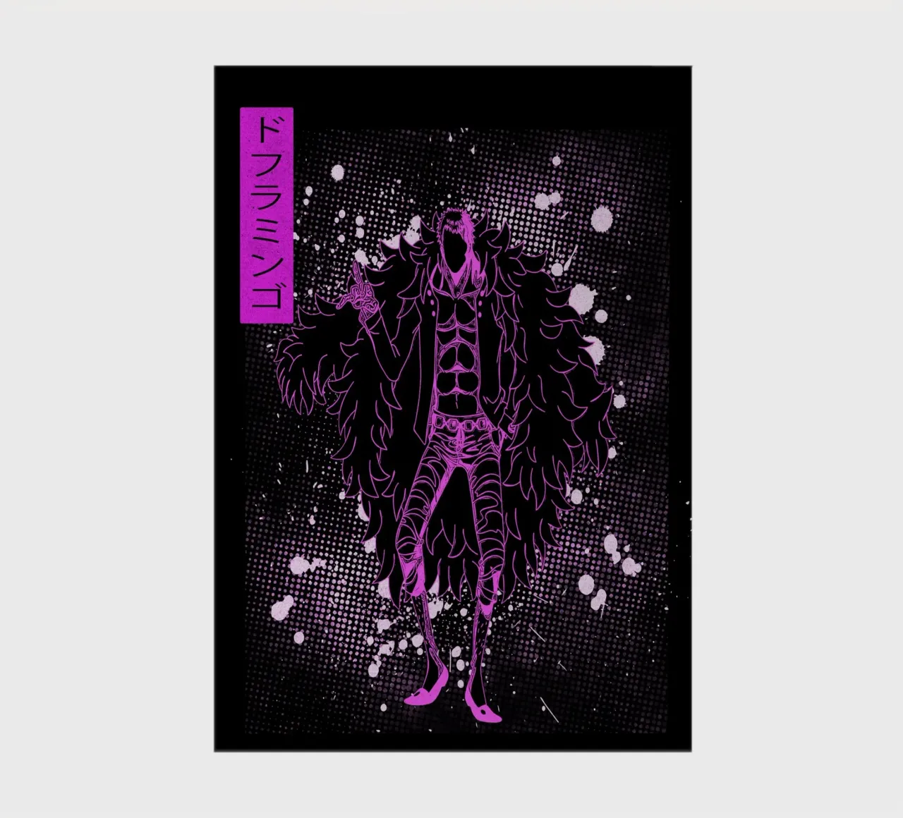 Donquixote Doflamingo one piece notebook by Neonartstudio