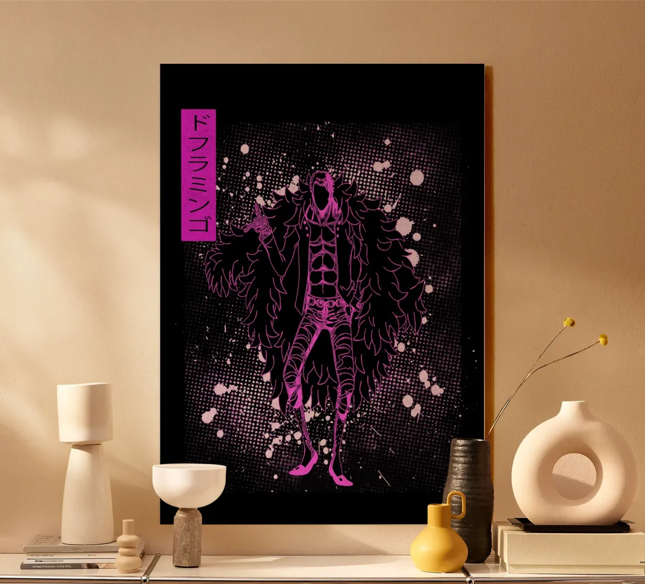 Donquixote Doflamingo one piece plexiglass da Neonartstudio