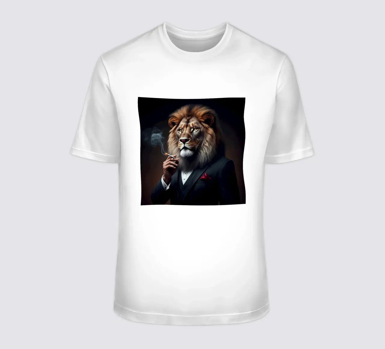 il leone reale t-shirt da Art Digital Visuel