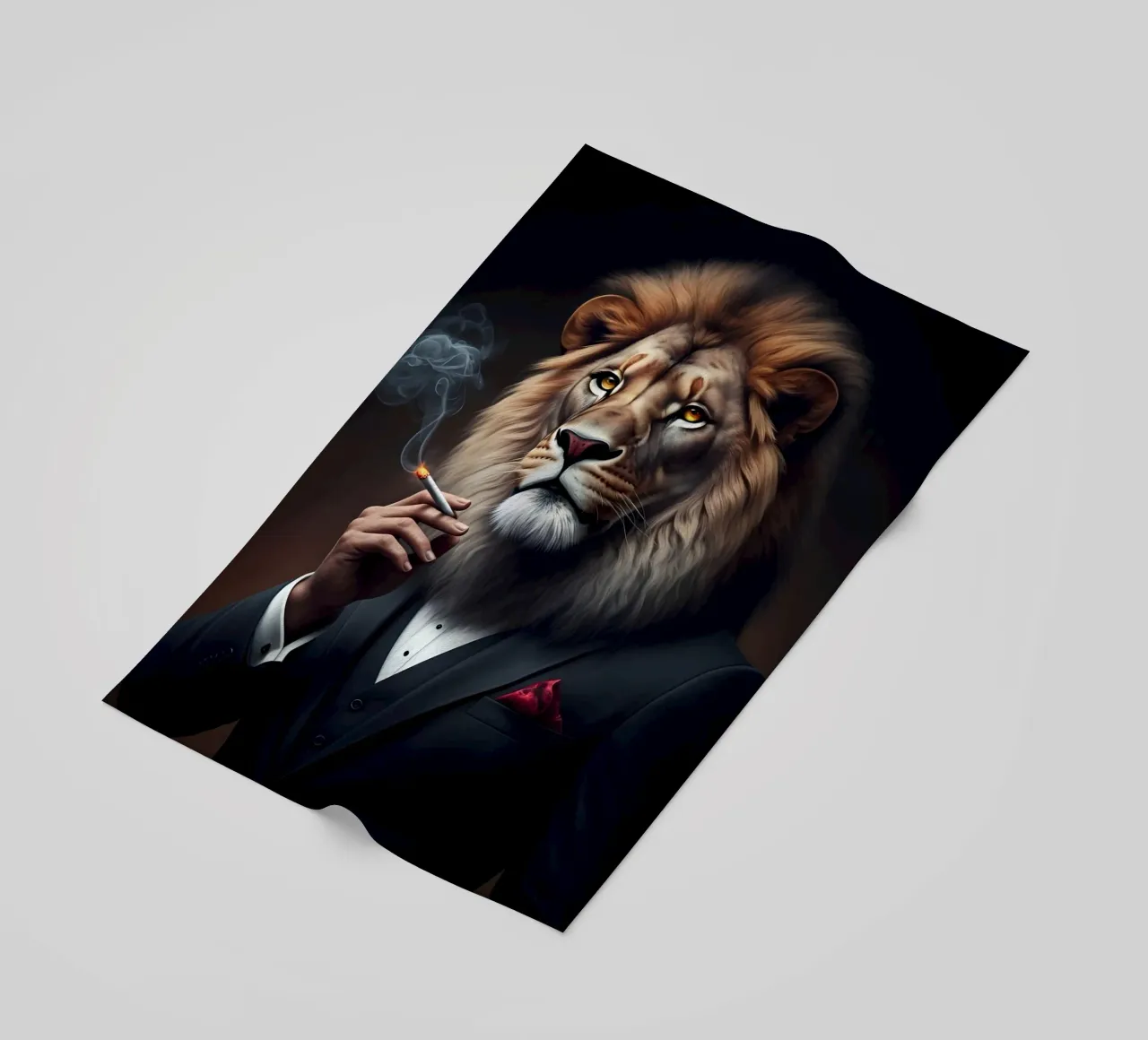 the royal lion beach towel by Art Digital Visuel