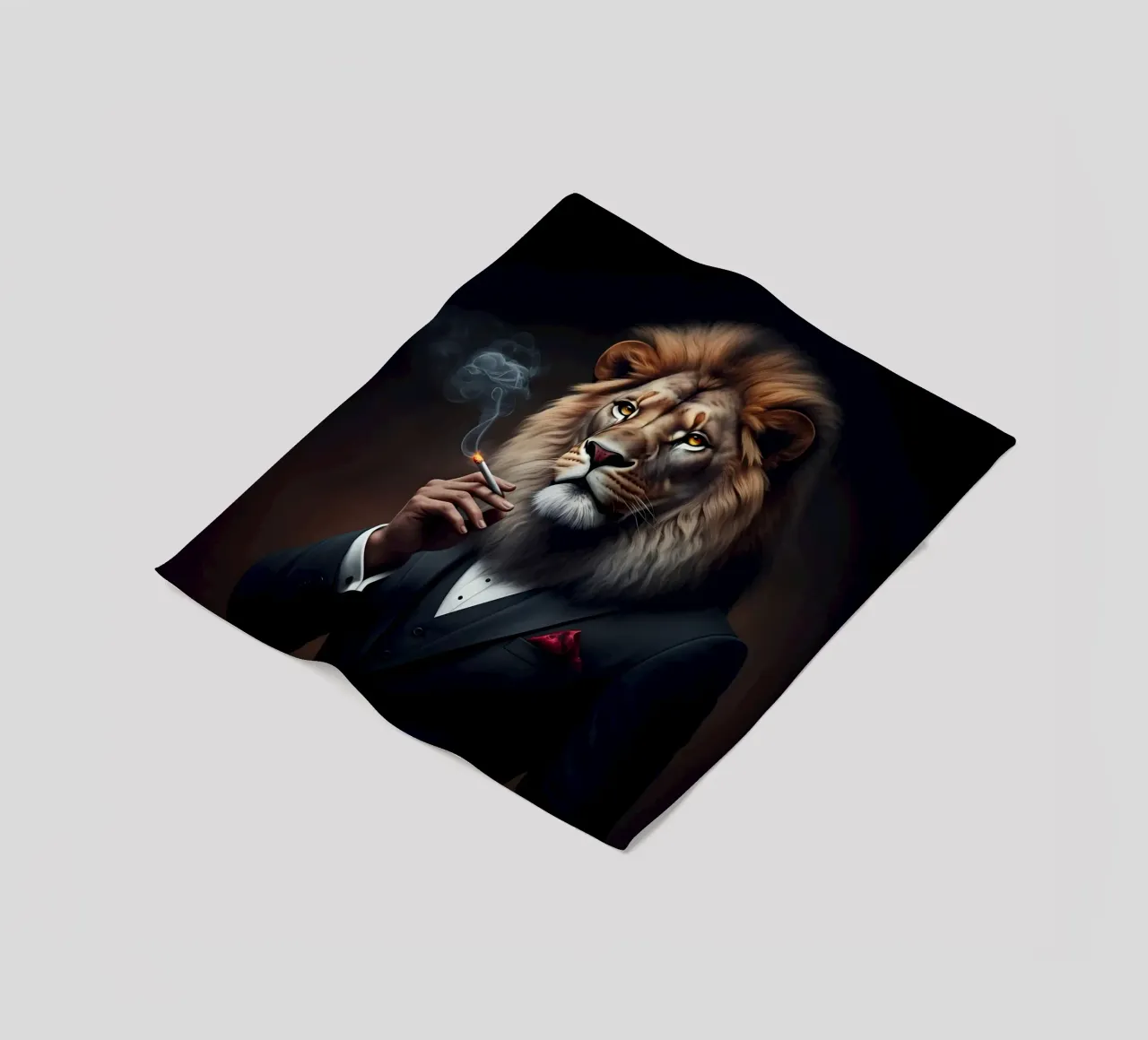 il leone reale coperta in pile da Art Digital Visuel