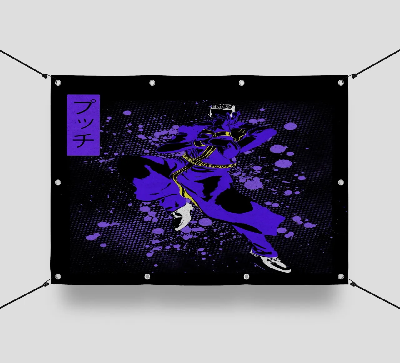 Enrico Pucci jojo telo in pvc da Neonartstudio