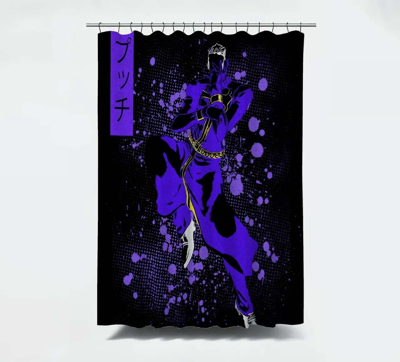 Enrico Pucci jojo rideau de douche de Neonartstudio