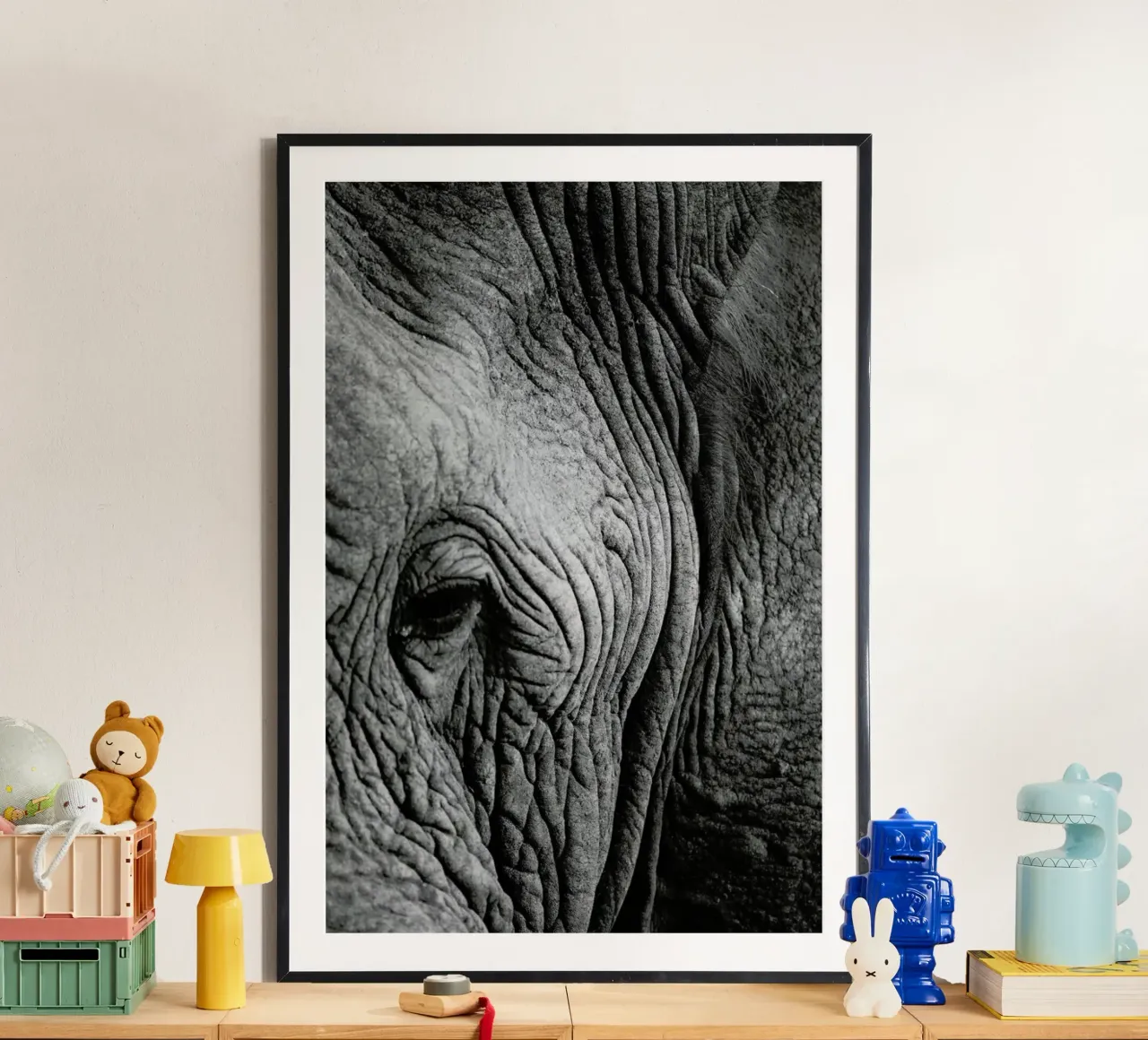 Nambithi Elephant 01 poster by Shot By Clint