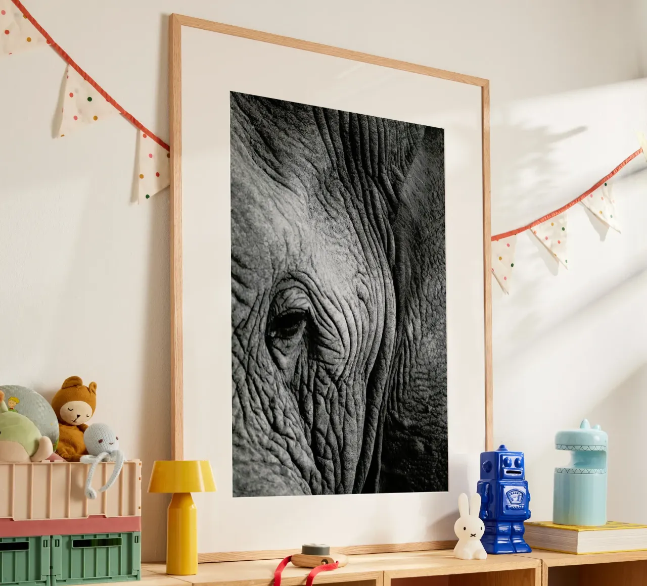 Nambithi Elephant 01 poster by Shot By Clint