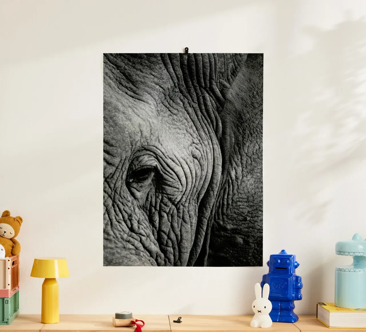 Nambithi Elephant 01 poster by Shot By Clint