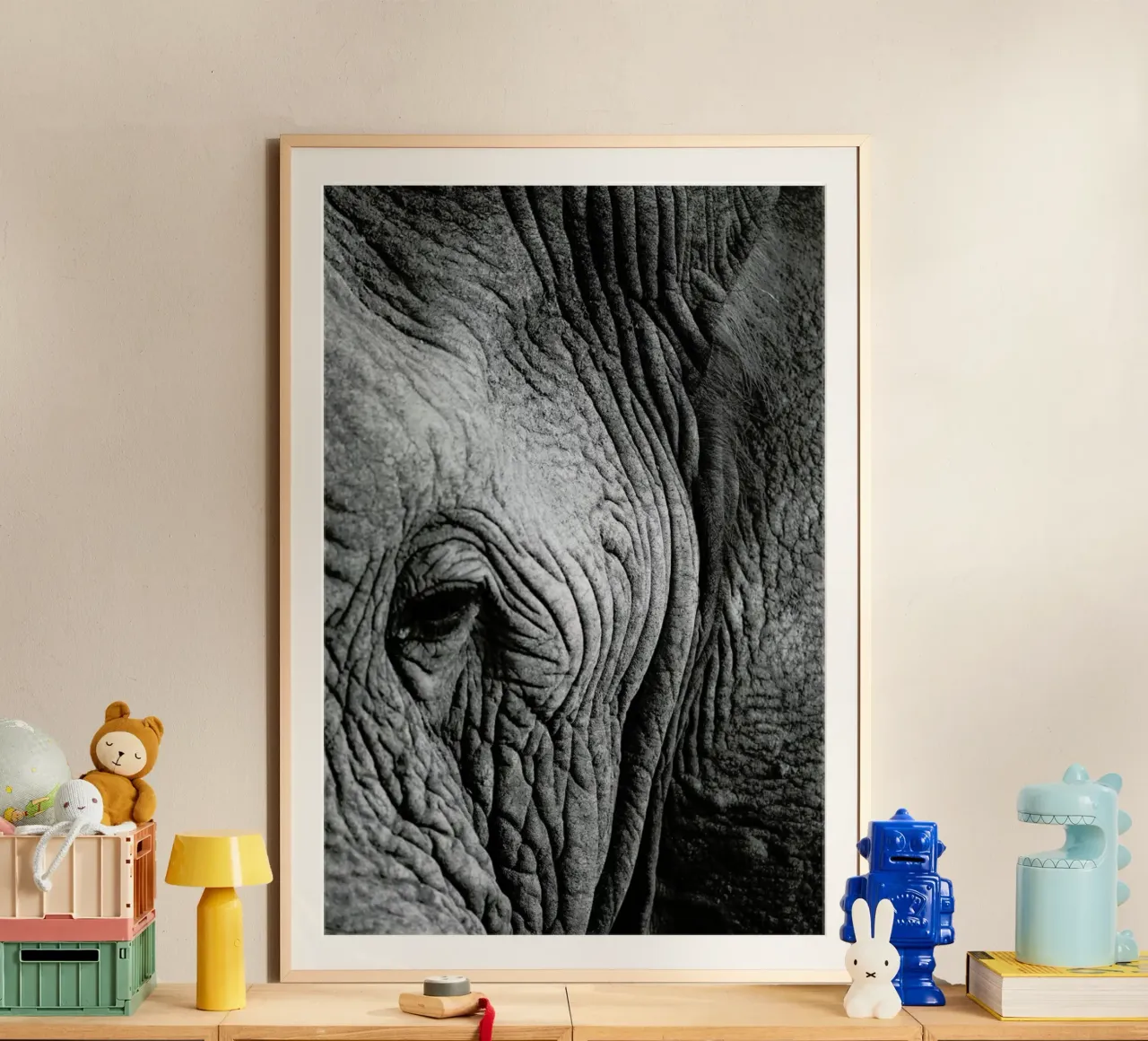 Nambithi Elephant 01 poster by Shot By Clint