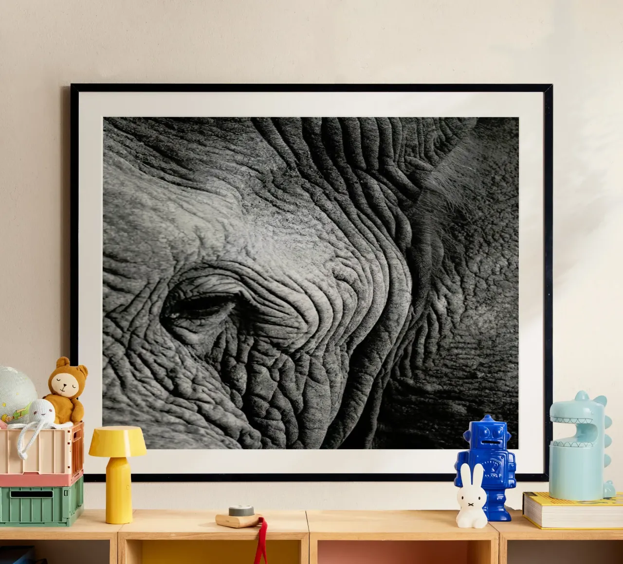 Nambithi Elephant 01 poster by Shot By Clint