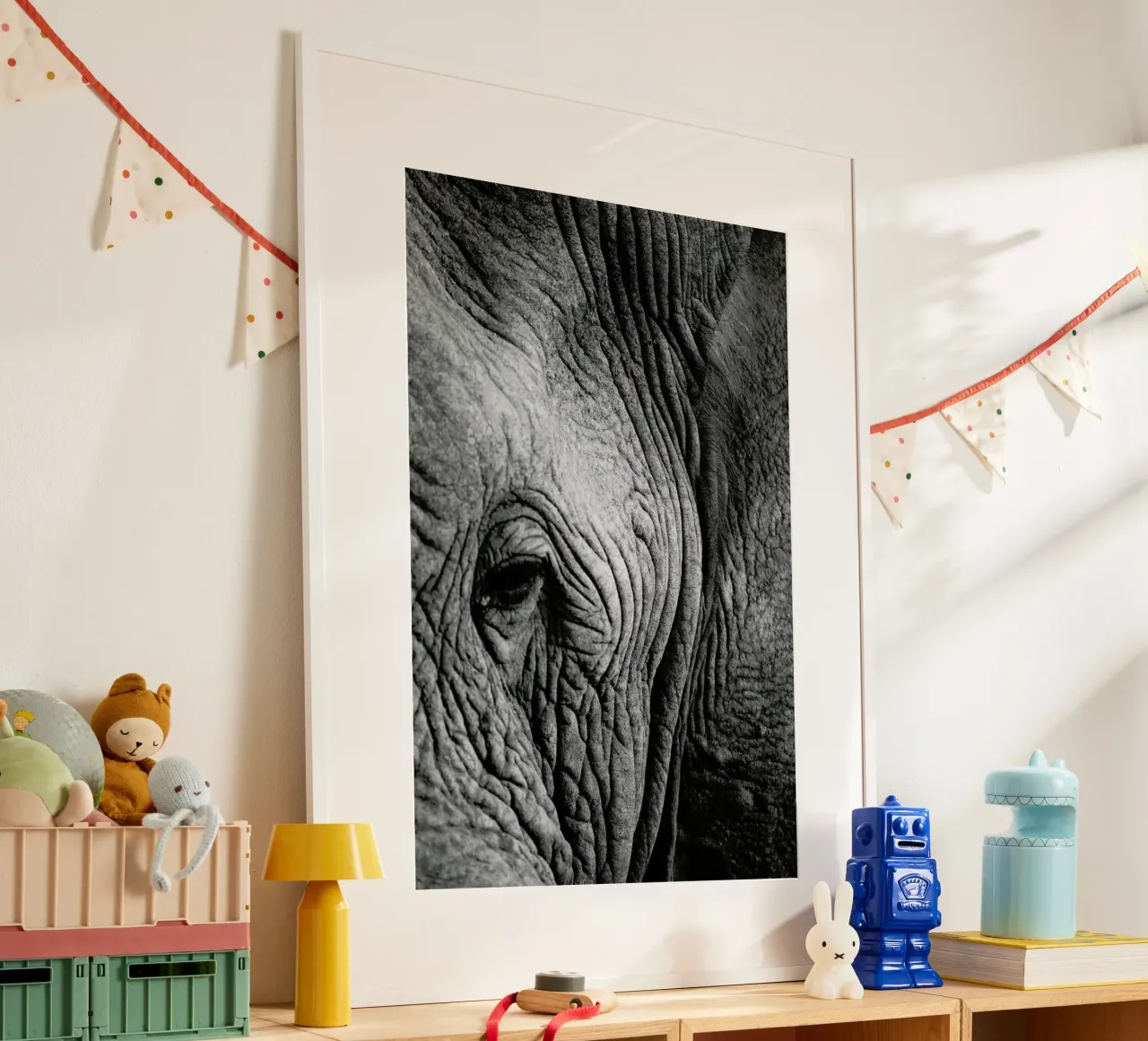 Nambithi Elephant 01 poster by Shot By Clint