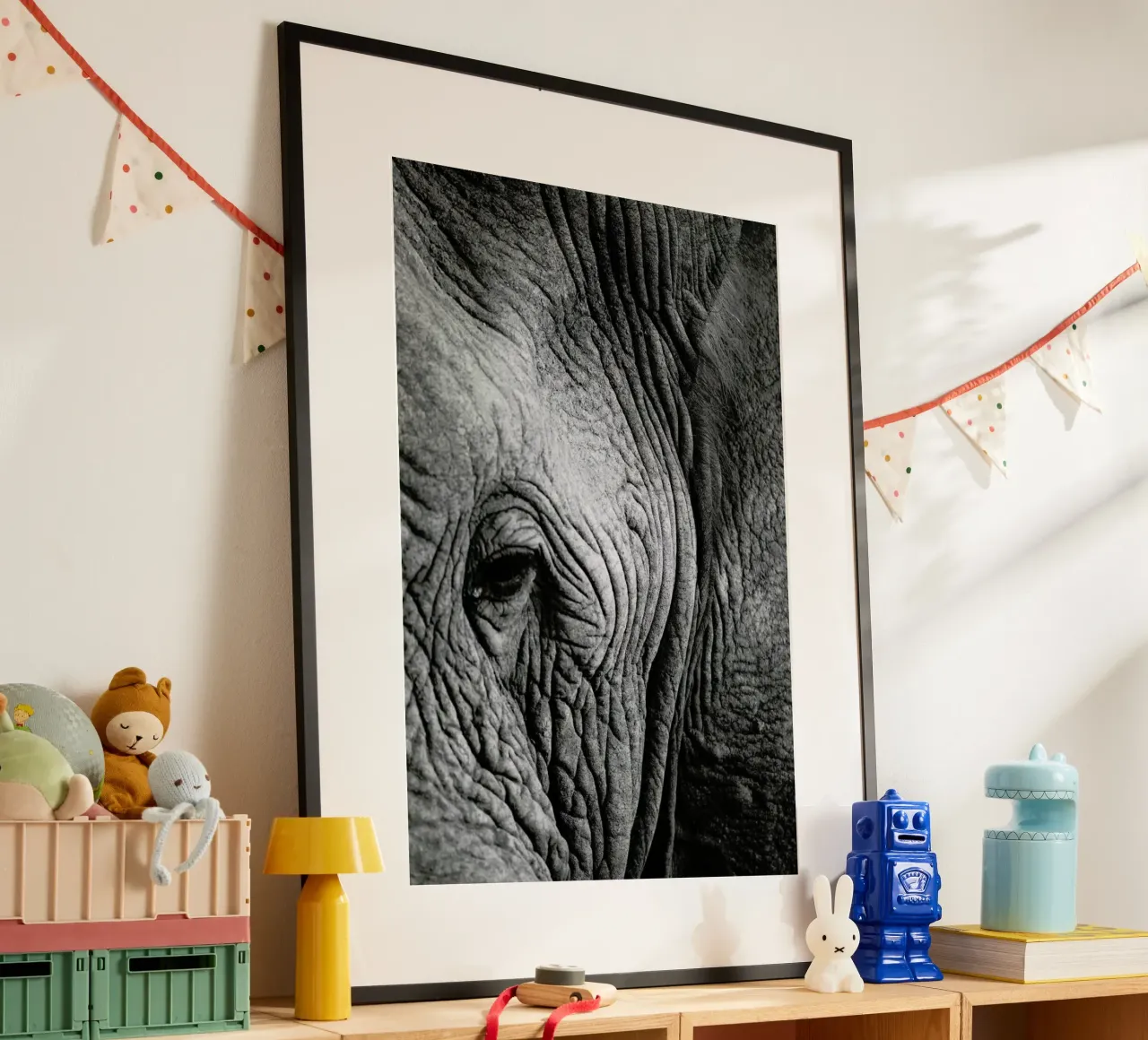 Nambithi Elephant 01 poster by Shot By Clint