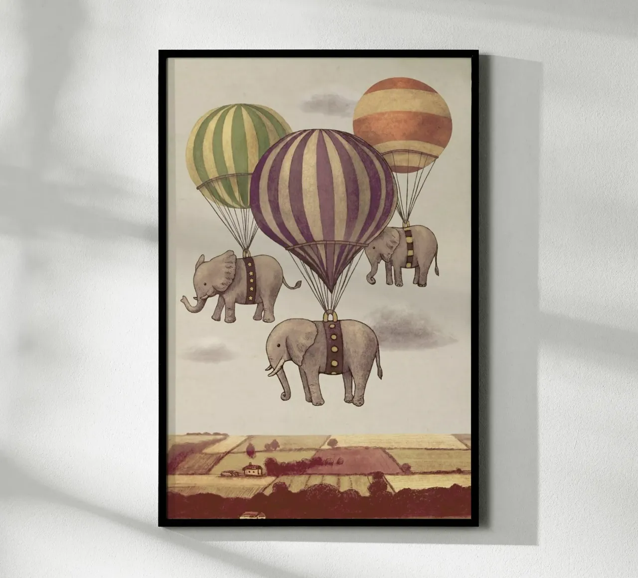 Flight of the Elephants carta hahnemühle da Terry Fan