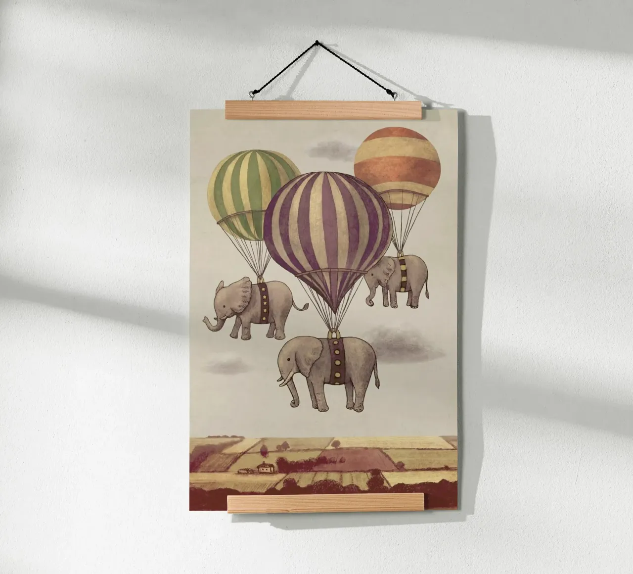 Flight of the Elephants carta hahnemühle da Terry Fan