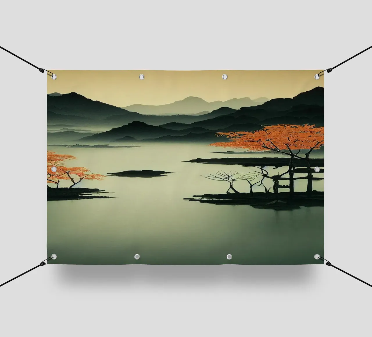 GIAPPONE ZEN telo in pvc da Art Digital Visuel