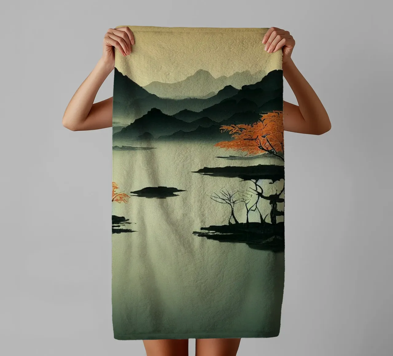 GIAPPONE ZEN asciugamano da bagno da Art Digital Visuel