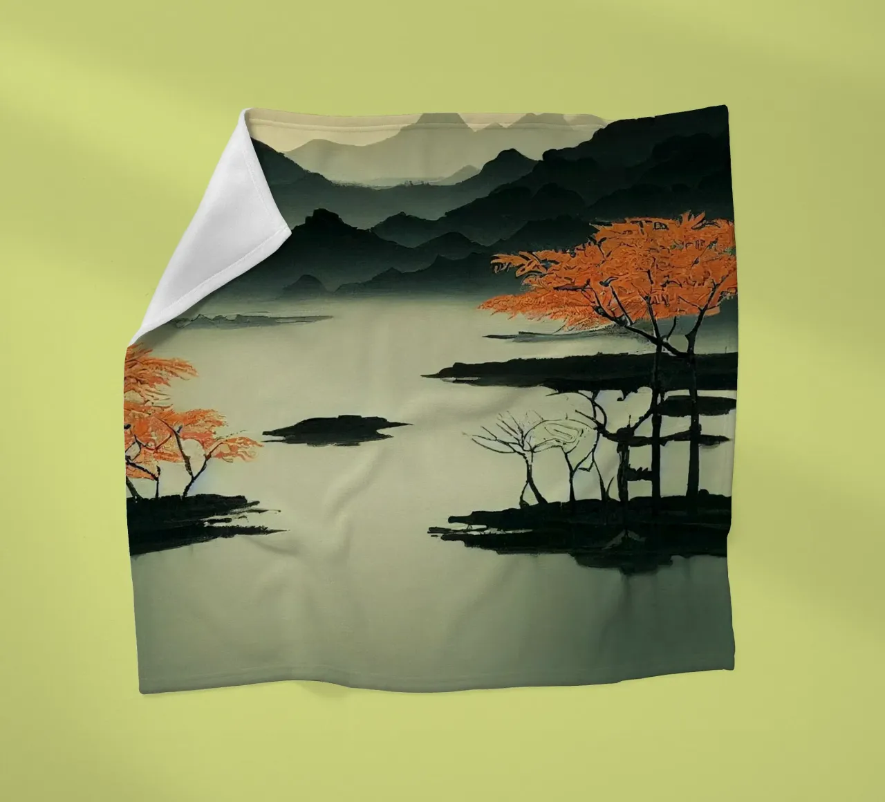 GIAPPONE ZEN coperta in pile da Art Digital Visuel