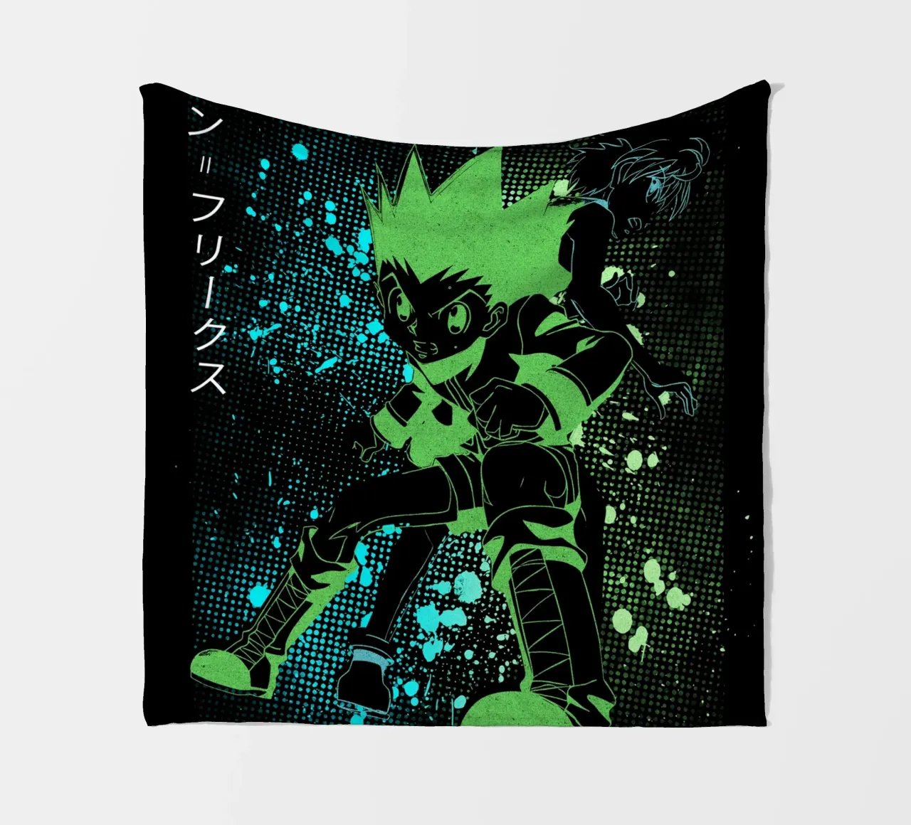 gon killua coperta in pile da Neonartstudio