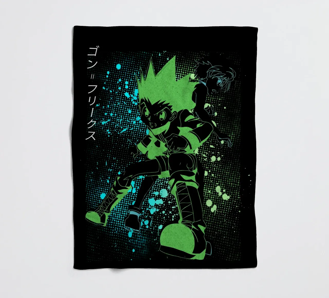 gon killua coperta in pile da Neonartstudio