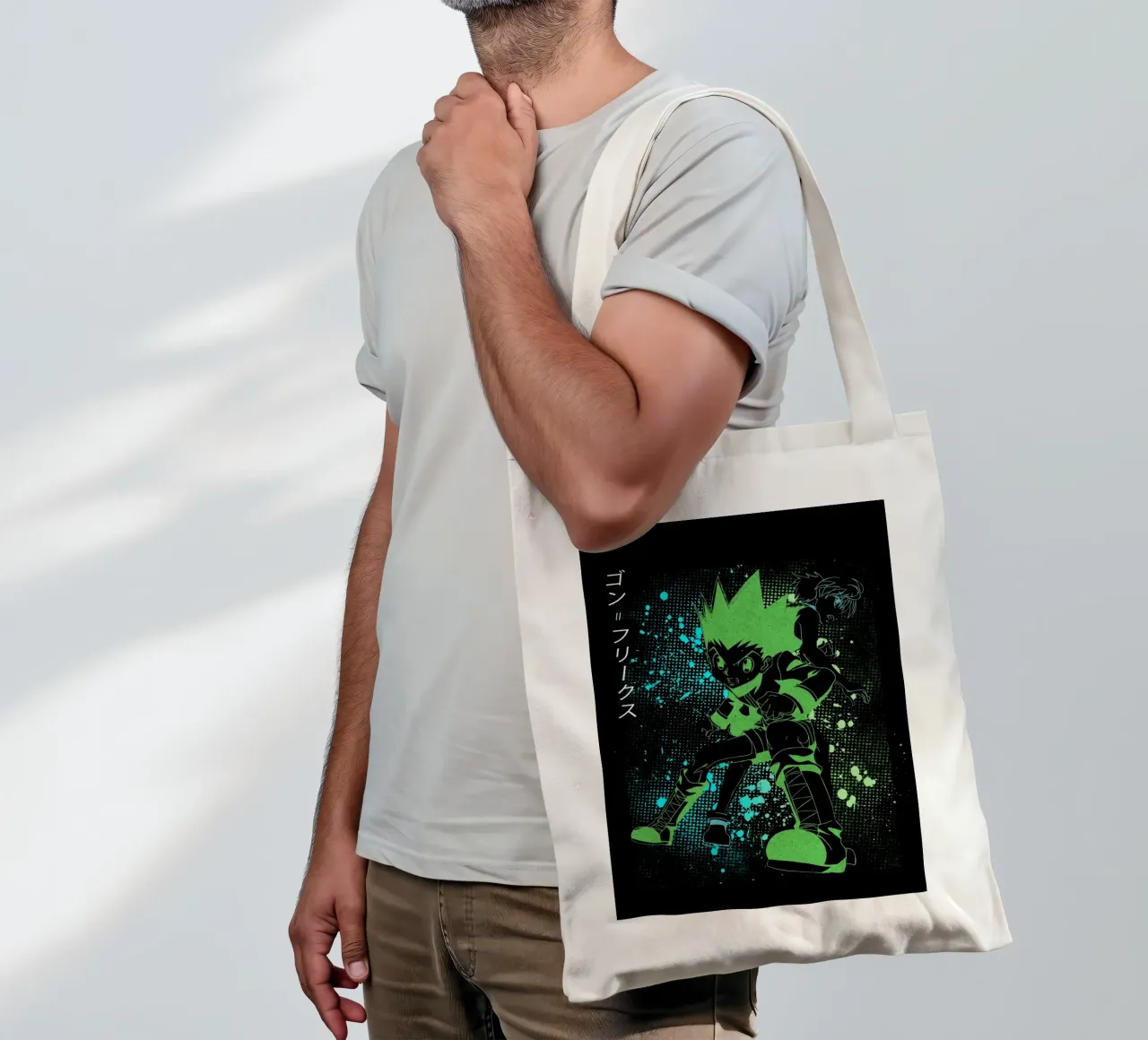 gon killua borsa in juta da Neonartstudio