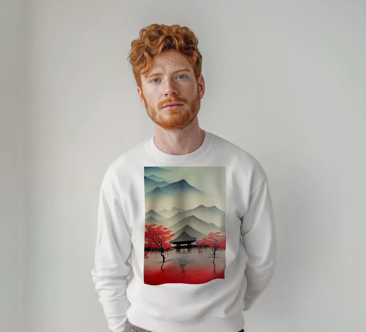 GIAPPONE ZEN felpa da Art Digital Visuel