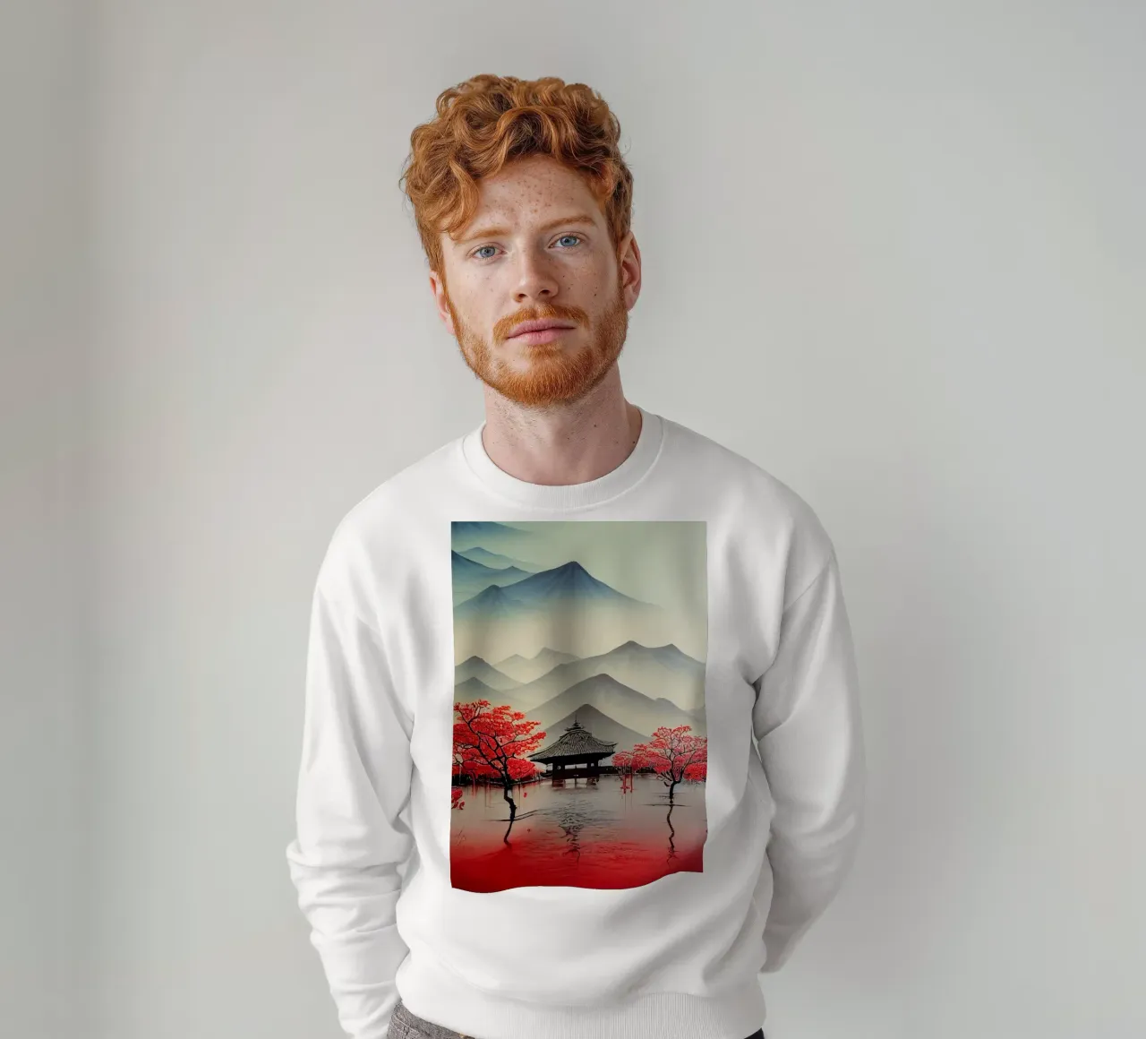 GIAPPONE ZEN felpa da Art Digital Visuel