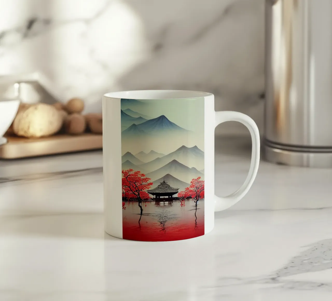 GIAPPONE ZEN tazza in ceramica da Art Digital Visuel