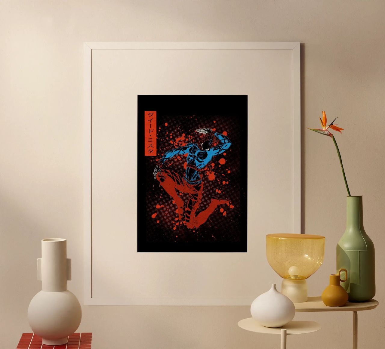 Guido Mista jojo poster de Neonartstudio