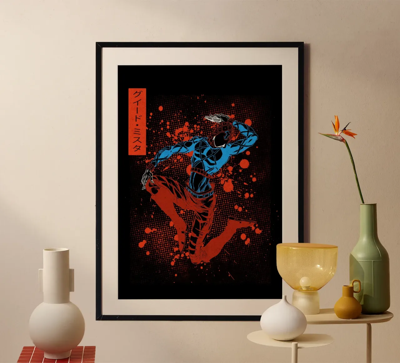 Guido Mista jojo carta hahnemühle da Neonartstudio