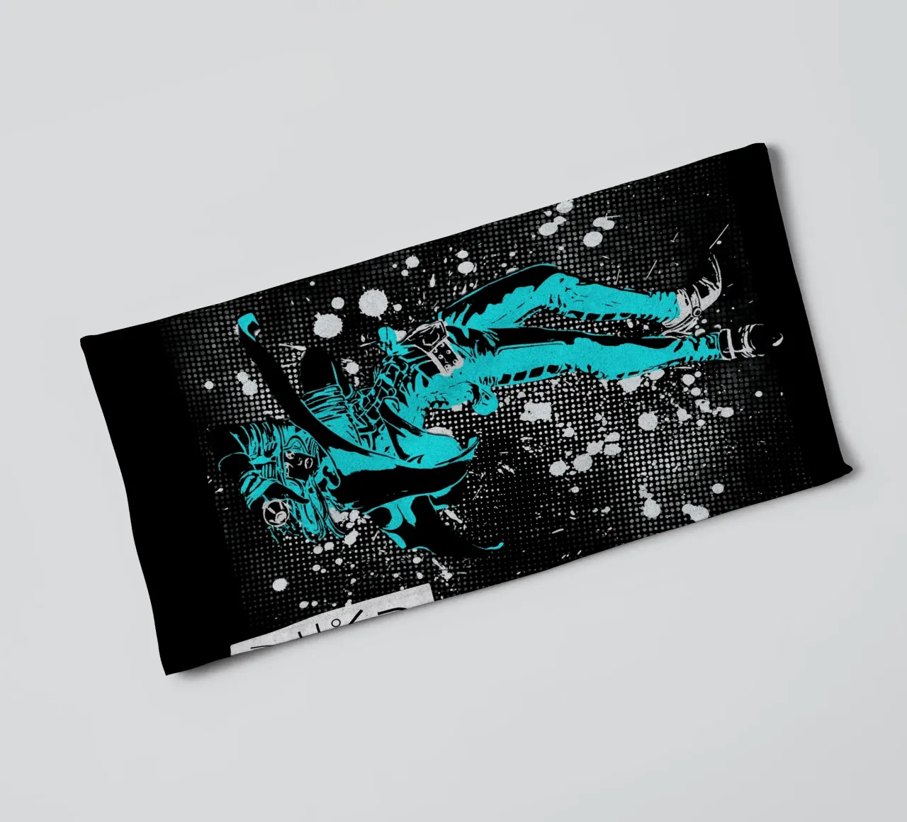Gyro Zeppeli jojo asciugamano da bagno da Neonartstudio