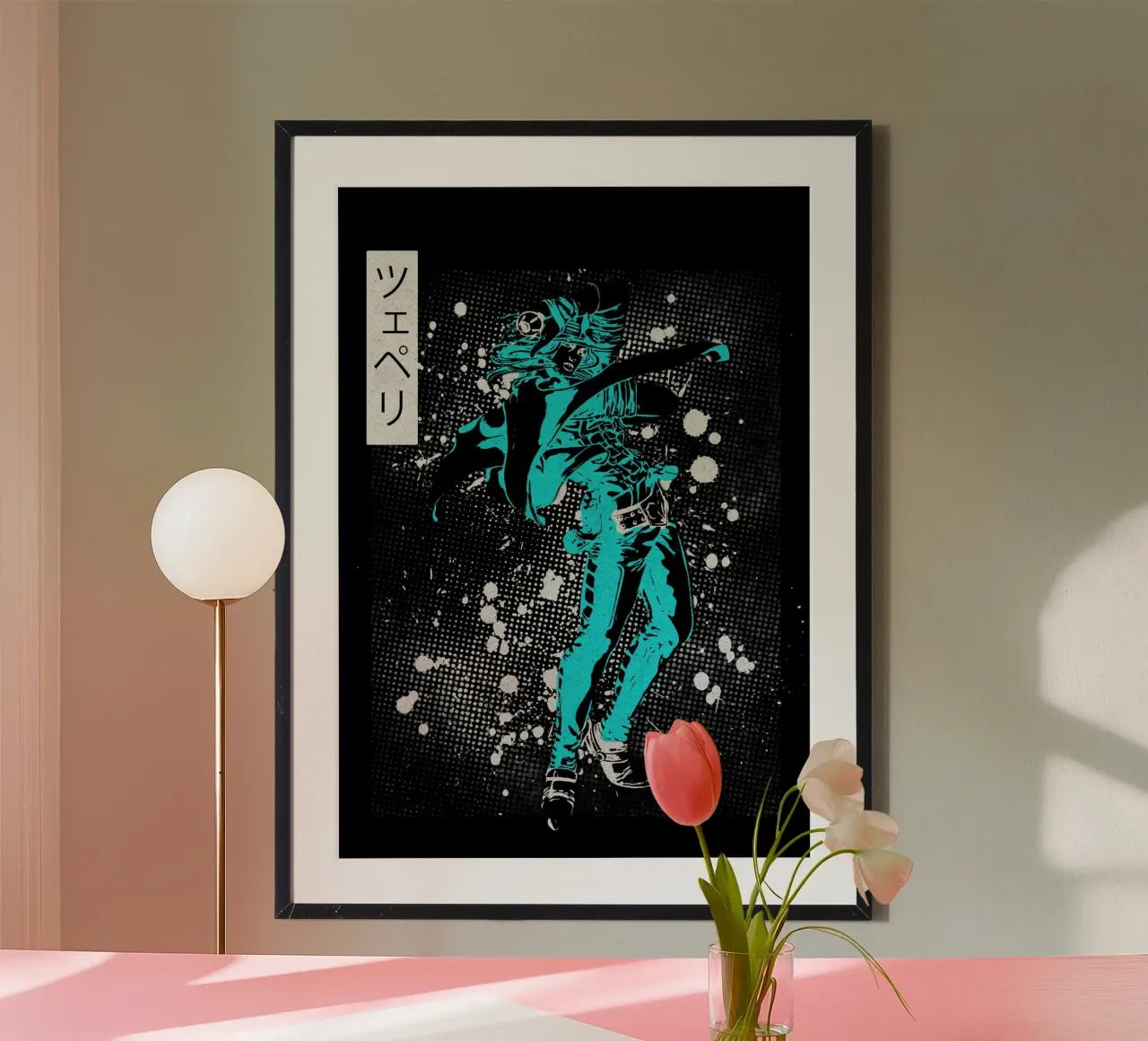 Gyro Zeppeli jojo carta hahnemühle da Neonartstudio