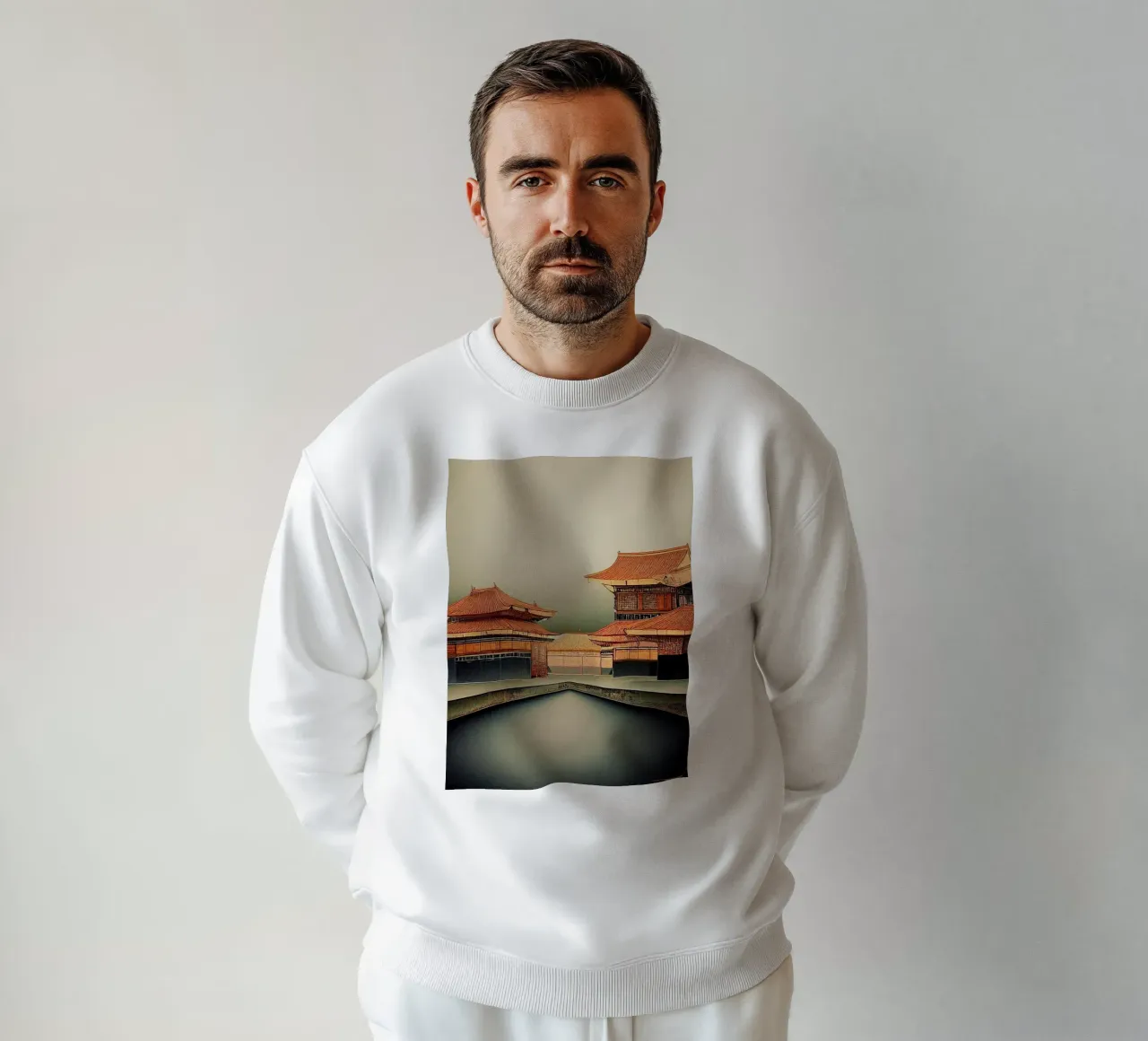 GIAPPONE ZEN felpa da Art Digital Visuel