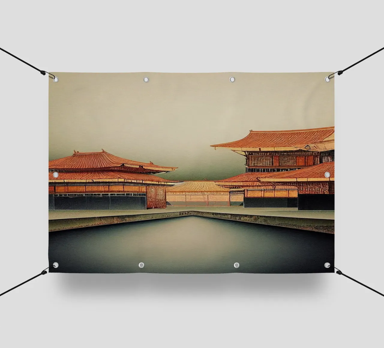 GIAPPONE ZEN telo in pvc da Art Digital Visuel