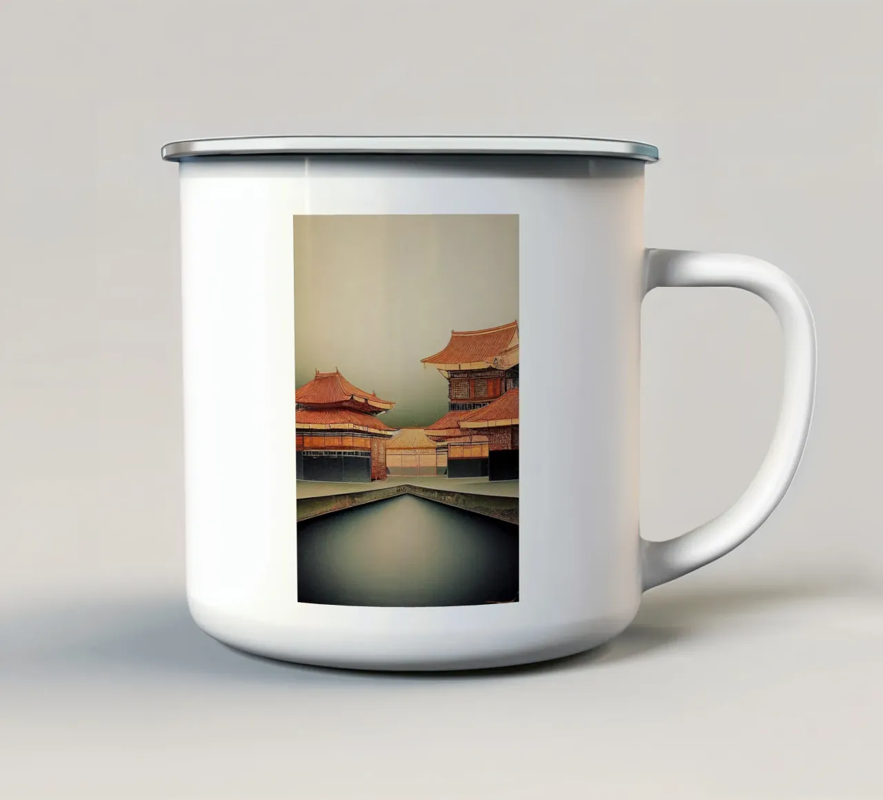 GIAPPONE ZEN tazza in smalto da Art Digital Visuel