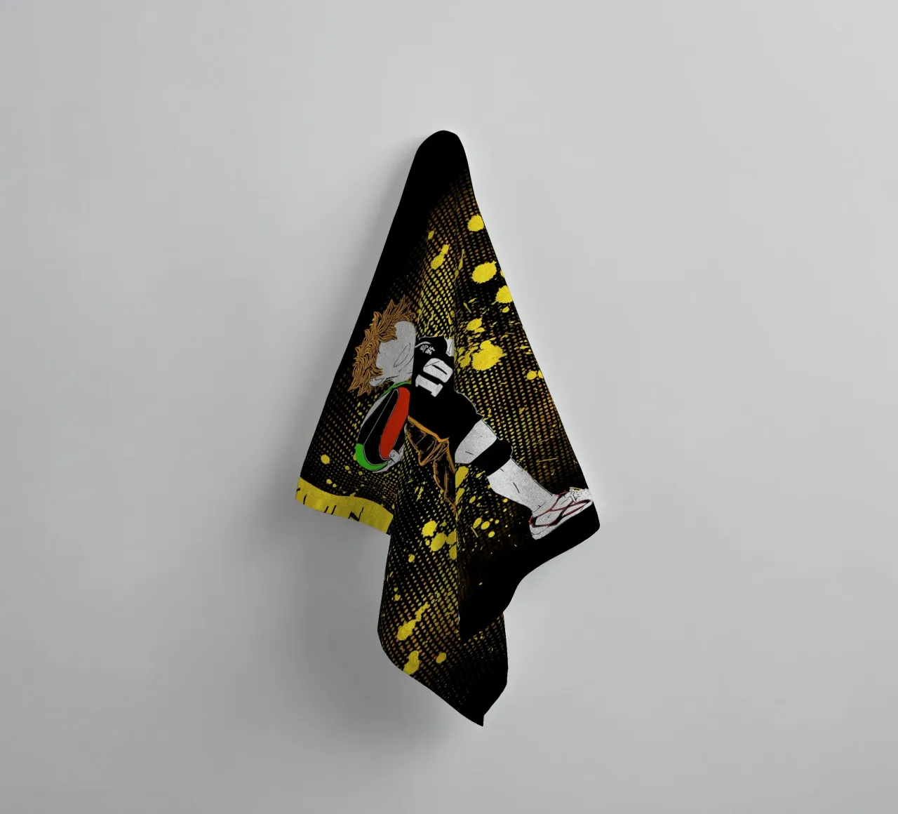 Haikyu towel by Neonartstudio
