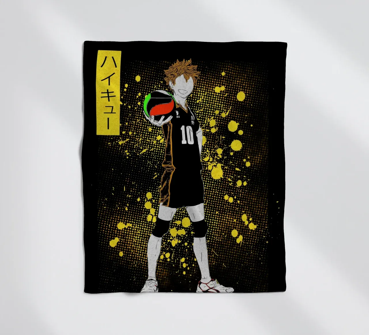 Haikyu coperta in pile da Neonartstudio