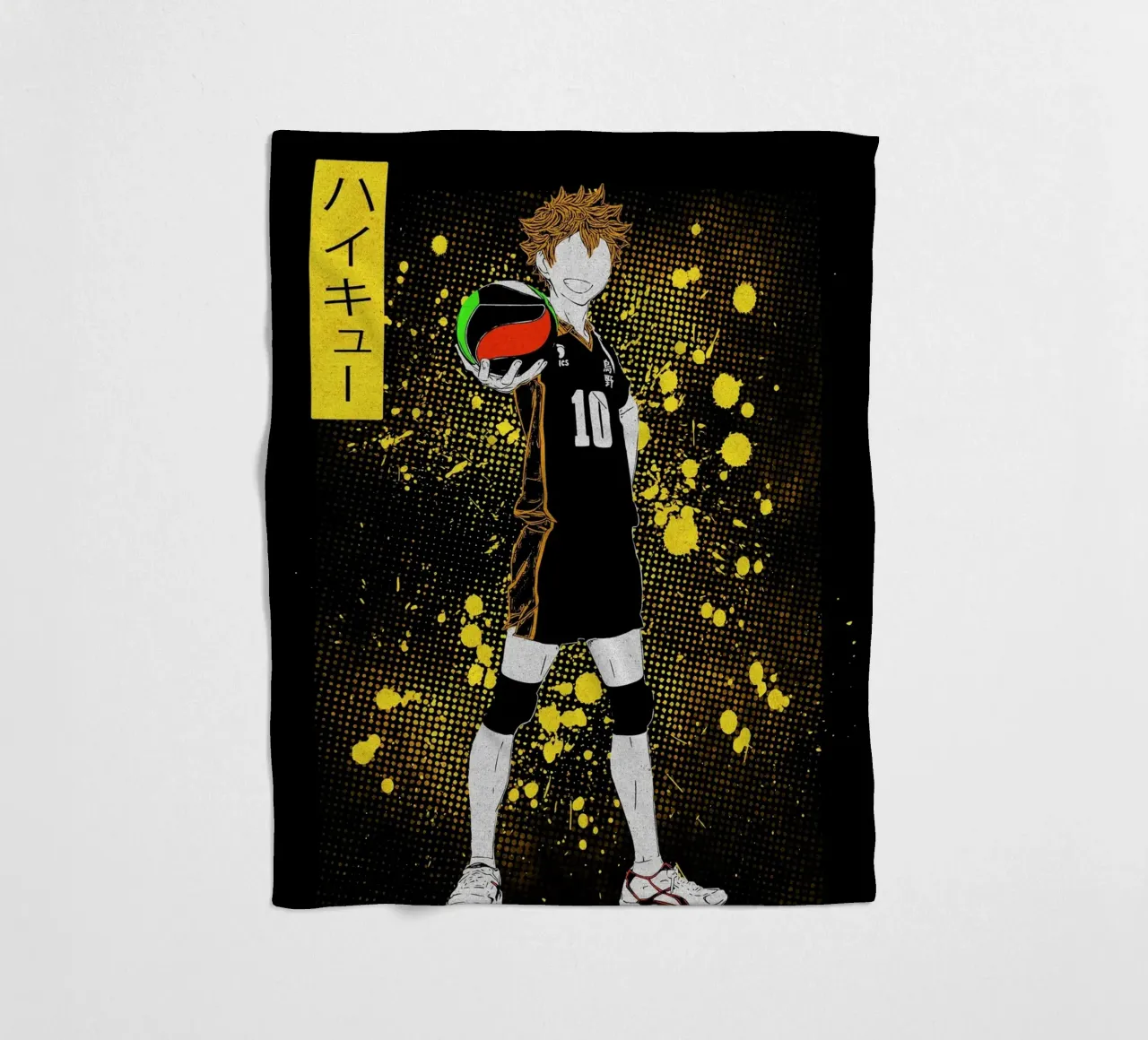 Haikyu coperta in pile da Neonartstudio